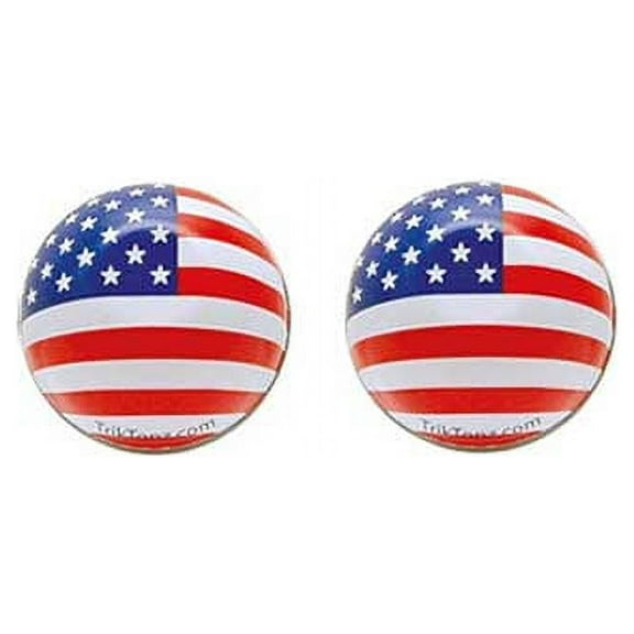 Us Flag Valve Caps.