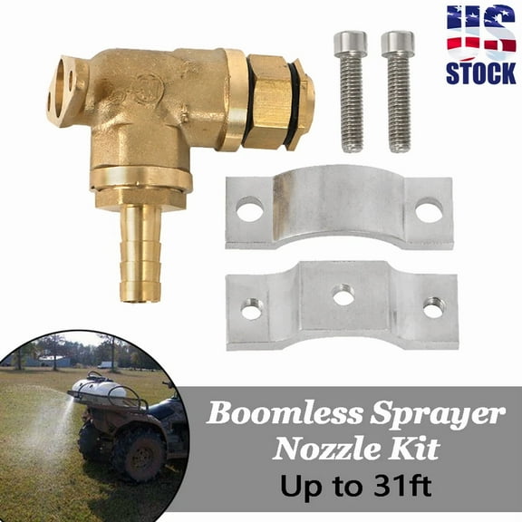 Us For Atv Sprayer Boomless Sprayer Nozzle Kit Spray Up To 31Ft 1.5 Gpm 25 Psi