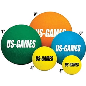 US Games Uncoated Economy 6" Foam Balls
