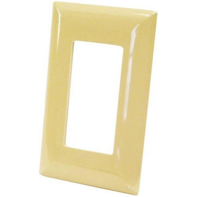 Us Hardware E-104C Snapon Wall Plate, 2-3/4" x 4-1/2", Ivory, Each