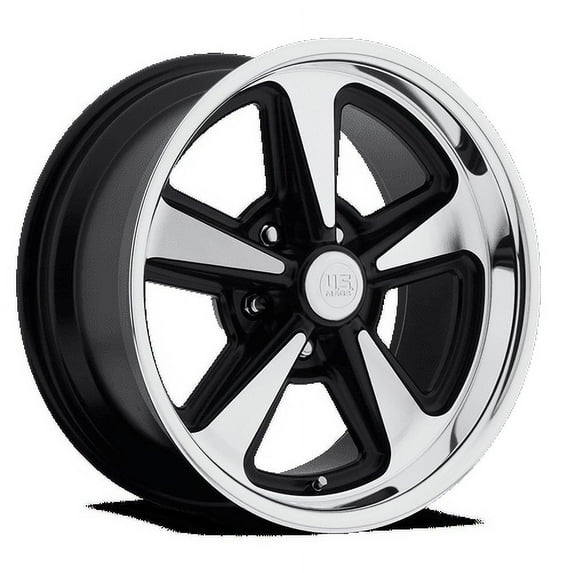 Us Mag 1Pc U109 Bandit 17X8 5X120.65 1Et 72.56Cb Matte Black Machined Wheel