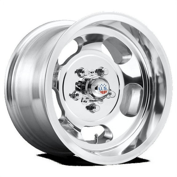 Us Mag U101 Indy 15X7 5X127 -5Et 130.1Cb High Luster Polished Wheel