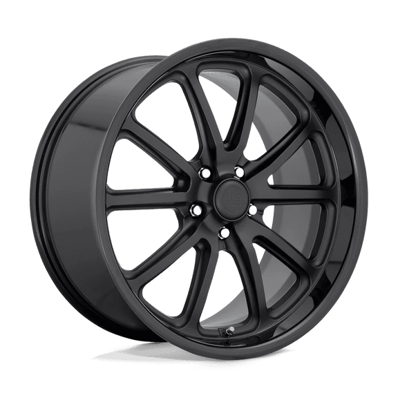 Us Mag U123 Rambler 18X8 5X120.65 1Et 78Cb Gloss Black Matte Black Wheel