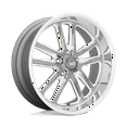 thumbnail image 1 of Us Mag U130 Bullet 17X7 5X4.75 1Et 72.56Cb Textured Gun Metal With Milled Edges Wheel, 1 of 3