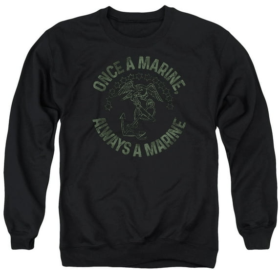 Us Marine Corps - Always A Marine - Crewneck Sweatshirt - X-Large
