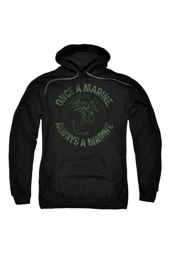 Us Marine Corps - Always A Marine - Pull-Over Hoodie - XX-Large