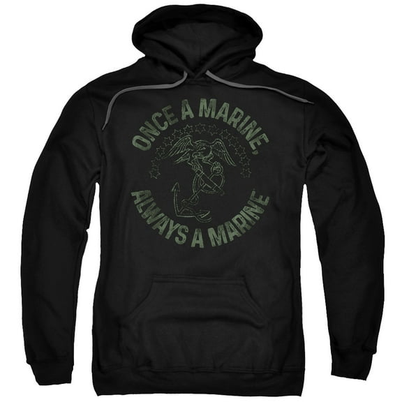Us Marine Corps - Always A Marine - Pull-Over Hoodie - XXX-Large