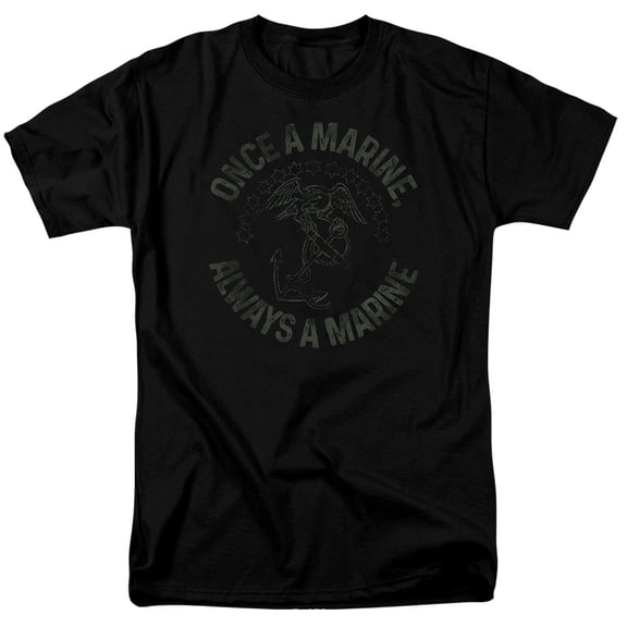 Us Marine Corps - Always A Marine - Short Sleeve Shirt - Small
