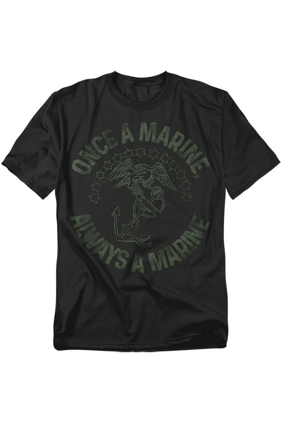 Us Marine Corps T-Shirt Always A Marine Unisex Graphic Tee For Men & Women