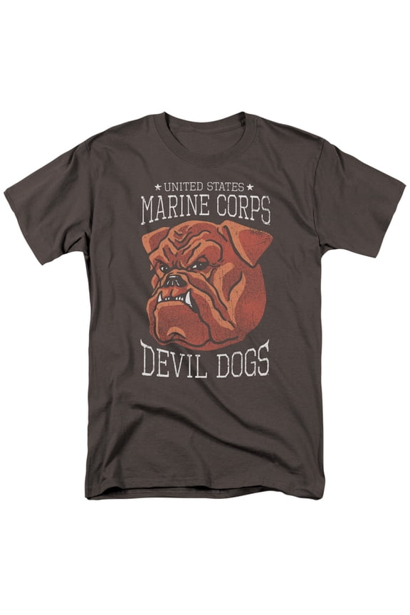 Us Marine Corps - Devil Dogs - Short Sleeve Shirt - Medium