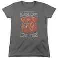 thumbnail image 1 of Us Marine Corps - Devil Dogs - Women's Short Sleeve Shirt - Small, 1 of 2