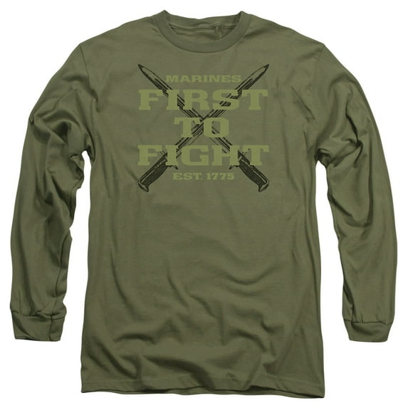 Us Marine Corps - First - Long Sleeve Shirt - Medium