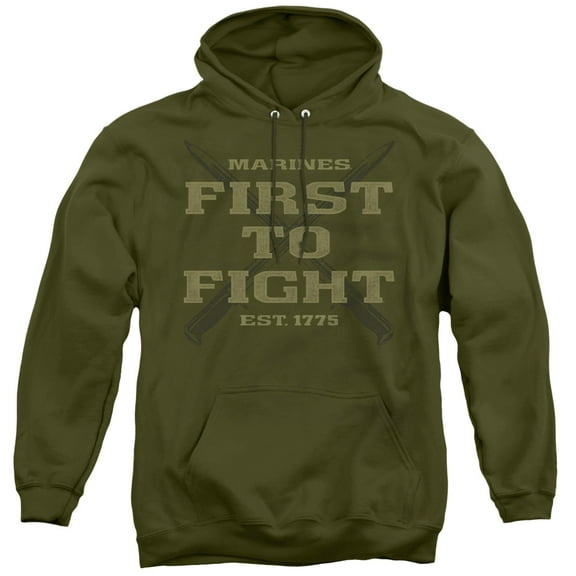 Us Marine Corps - First - Pull-Over Hoodie - Small