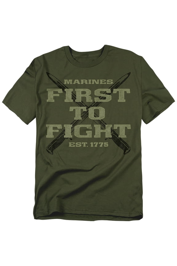 Us Marine Corps T-Shirt First Unisex Graphic Tee For Men & Women