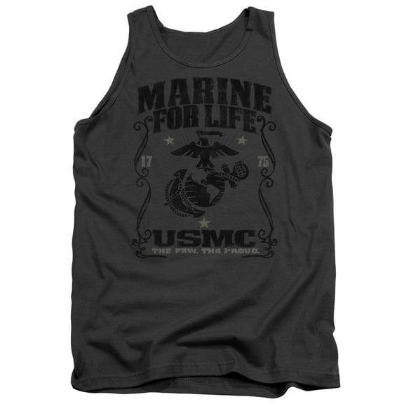 Us Marine Corps - For Life - Tank Top - Large