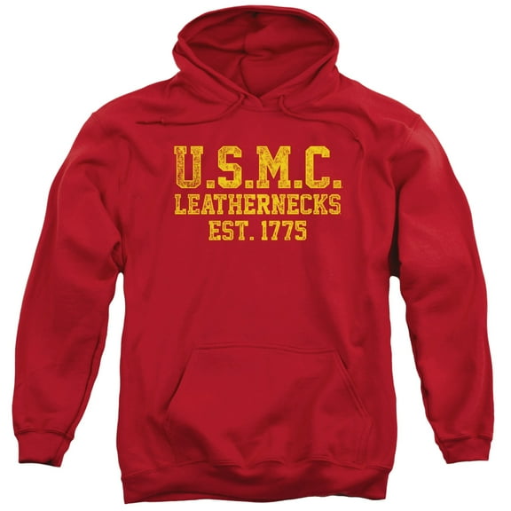 Us Marine Corps - Leathernecks - Pull-Over Hoodie - Medium