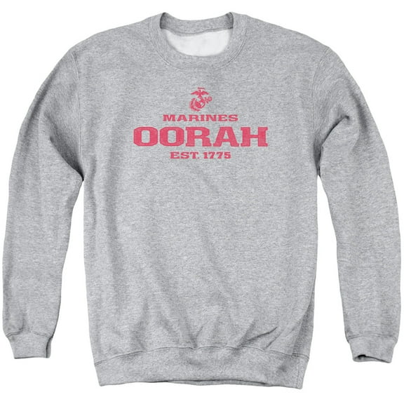 Us Marine Corps - Oorah - Crewneck Sweatshirt - Large