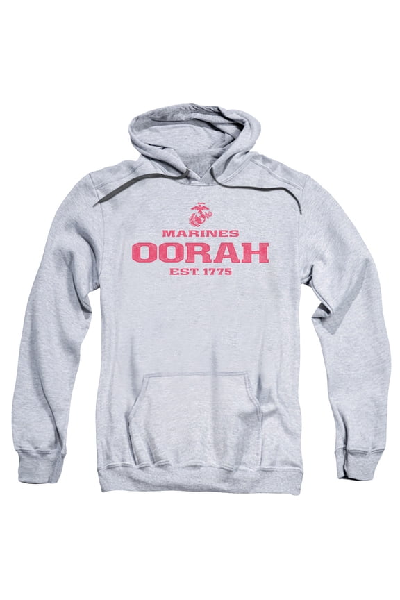 Us Marine Corps - Oorah - Pull-Over Hoodie - X-Large