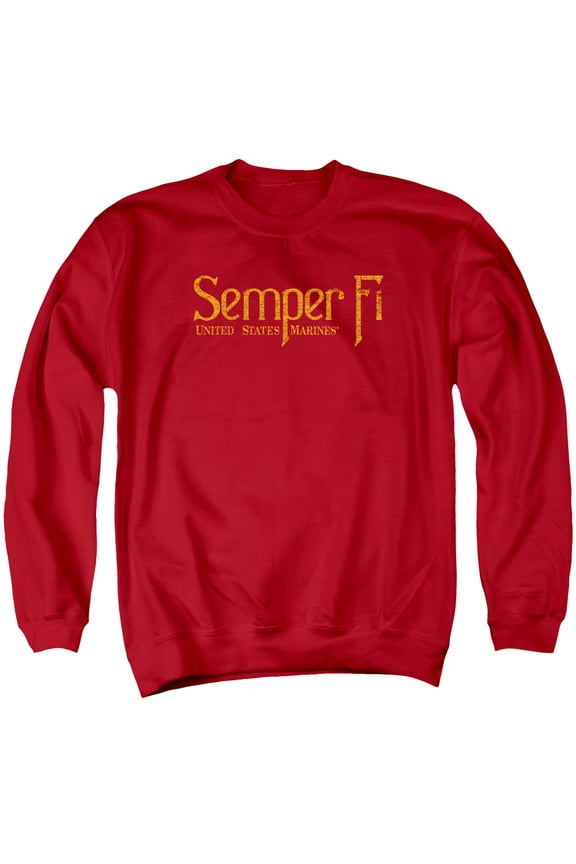 Us Marine Corps - Semper Fi - Crewneck Sweatshirt - X-Large