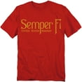 thumbnail image 1 of Us Marine Corps T-Shirt Semper Fi Unisex Graphic Tee For Men & Women, 1 of 7
