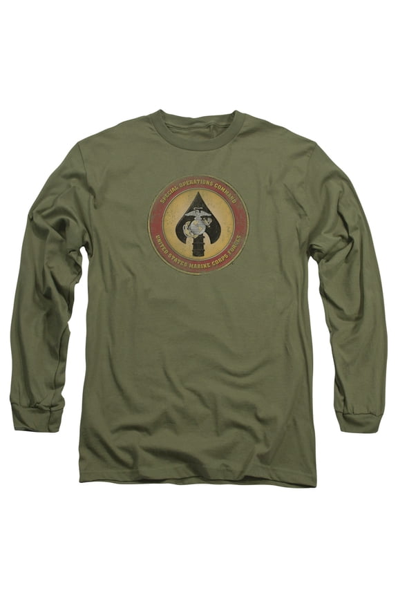 Us Marine Corps - Special Operations Command Patch - Long Sleeve Shirt - Medium