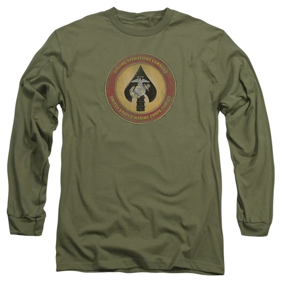 Us Marine Corps - Special Operations Command Patch - Long Sleeve Shirt - XXX-Large
