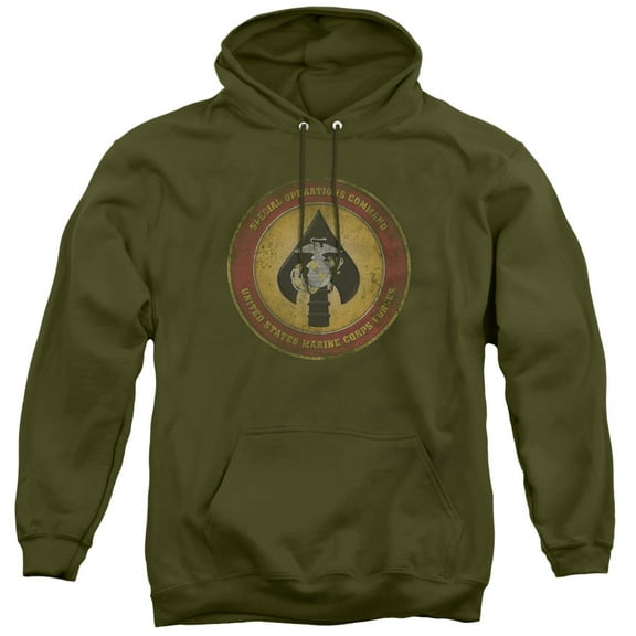 Us Marine Corps - Special Operations Command Patch - Pull-Over Hoodie - XX-Large