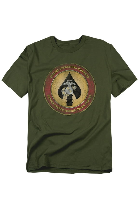 Us Marine Corps - Special Operations Command Patch - Short Sleeve Shirt - XX-Large