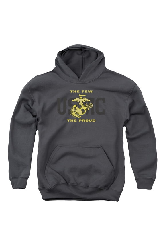 Us Marine Corps - Split Tag - Youth Hooded Sweatshirt - X-Large