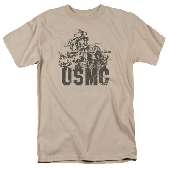 Us Marine Corps - Statue - Short Sleeve Shirt - Small