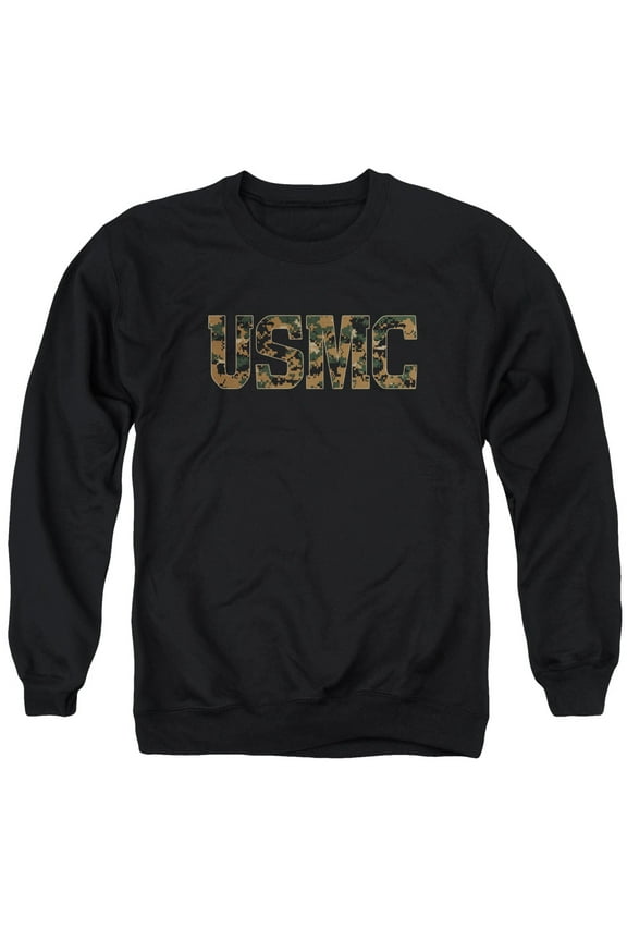Us Marine Corps - Usmc Camo Fill - Crewneck Sweatshirt - Medium