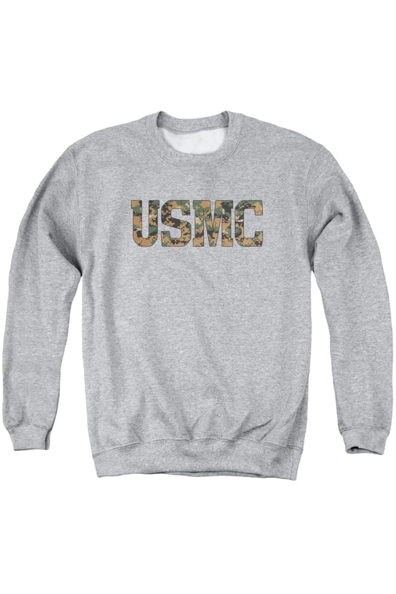 Us Marine Corps - Usmc Camo Fill - Crewneck Sweatshirt - XX-Large