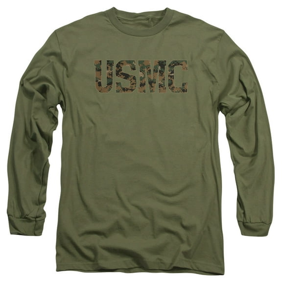 Us Marine Corps - Usmc Camo Fill - Long Sleeve Shirt - Medium