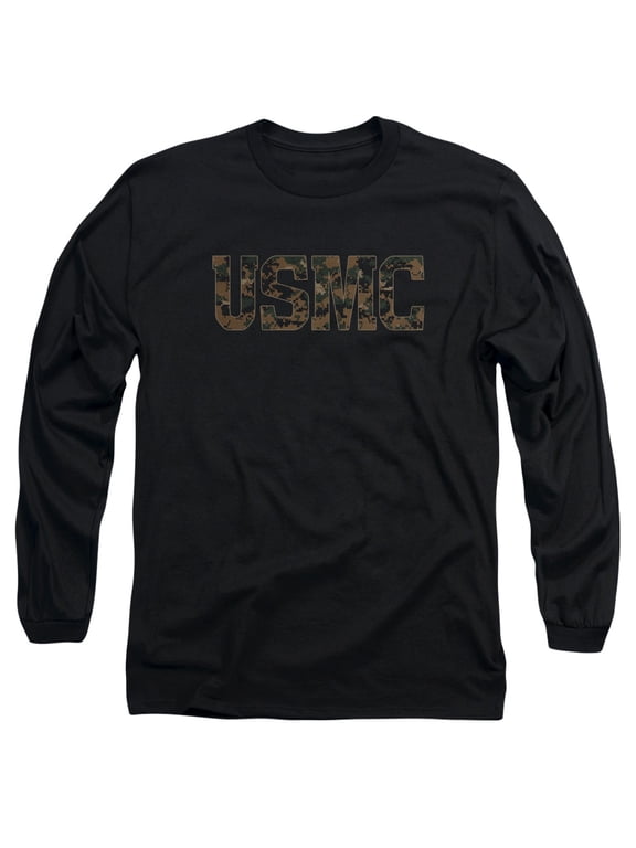 Us Marine Corps - Usmc Camo Fill - Long Sleeve Shirt - X-Large