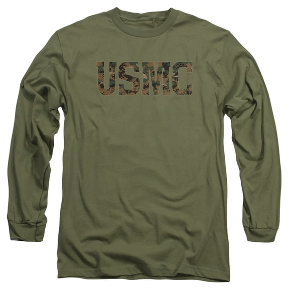 Us Marine Corps - Usmc Camo Fill - Long Sleeve Shirt - X-Large