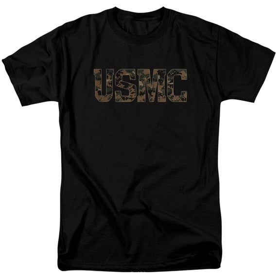 Us Marine Corps - Usmc Camo Fill - Short Sleeve Shirt - Large