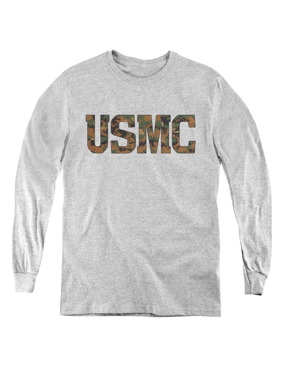 Us Marine Corps - Usmc Camo Fill - Youth Long Sleeve Shirt - Small