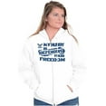 thumbnail image 1 of Us Navy Logo Hubby Defending Freedom Women Plus Size Zipper Hoodie Brisco Brands 2X, 1 of 5