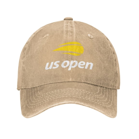 Us Open Flaming Tennis Ball Logo Cowboy Hat Baseball Hat Trucker Hat For Men Women Retro Denim Hats Baseball Cap Dad Hat