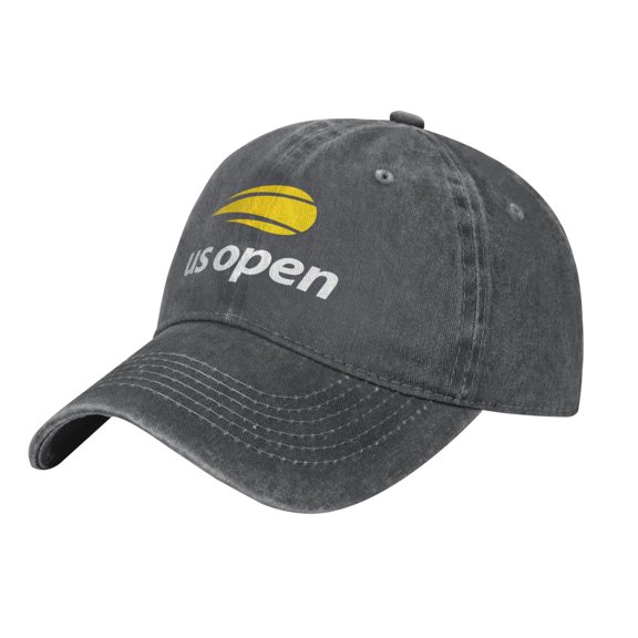Us Open Flaming Tennis Ball Logo Cowboy Hat Baseball Hat Trucker Hat For Men Women Retro Denim Hats Baseball Cap Dad Hat