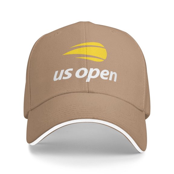 Us Open Flaming Tennis Ball Logo Men Women Sandwich Cap Classic Baseball Capunisex Adjustable Casquette Dad Hat