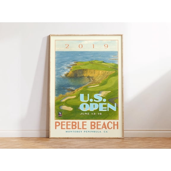 Us Open Golf Wall Art Vintage Golf Poster Golf Art Vintage Style Wall Art , Poster Print Only