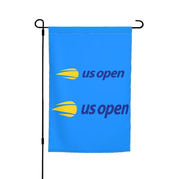 Us Open Logo Garden Flag 12x18 Inch Indoor Balcony Courtyard Outdoor Decorative Flag