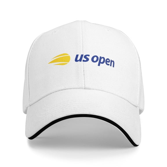 Us Open Logo Unisex Sandwich Cap Classic Baseball Capunisex Adjustable Casquette Dad Hat