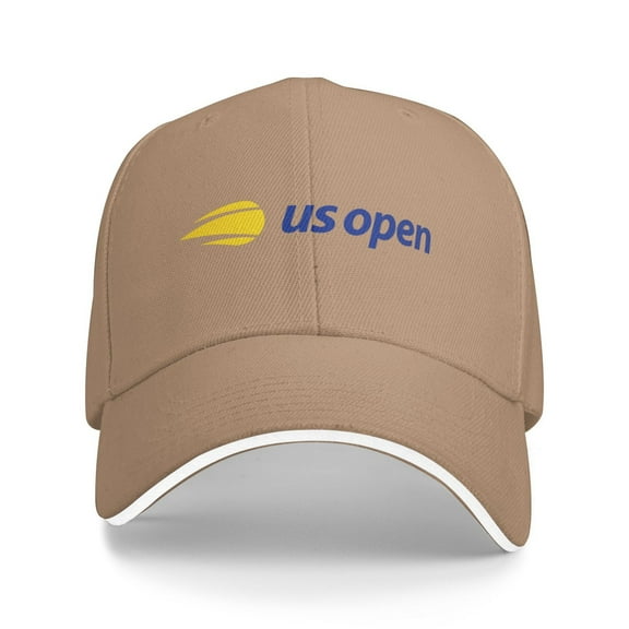 Us Open Logo Unisex Sandwich Cap Classic Baseball Capunisex Adjustable Casquette Dad Hat