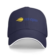 Us Open Logo Unisex Sandwich Cap Classic Baseball Capunisex Adjustable Casquette Dad Hat