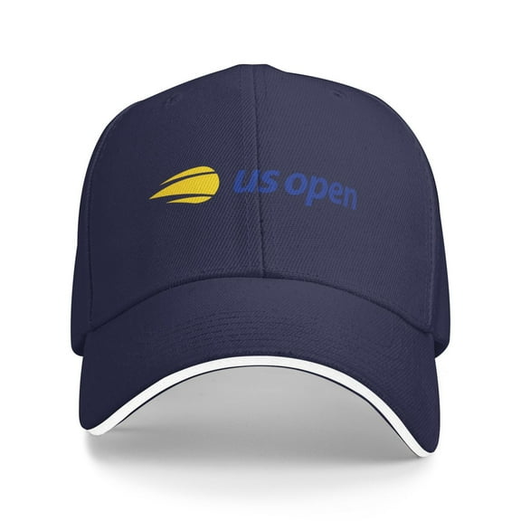 Us Open Logo Unisex Sandwich Cap Classic Baseball Capunisex Adjustable Casquette Dad Hat