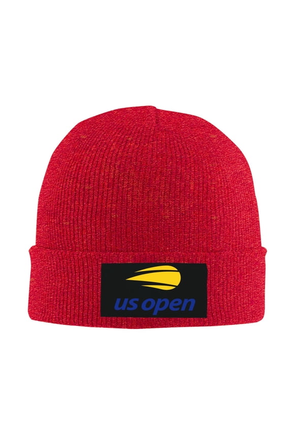 Us Open Men Women Knitted Hat Adult Knit Beanie For Fall Winter Knit Hat Cap