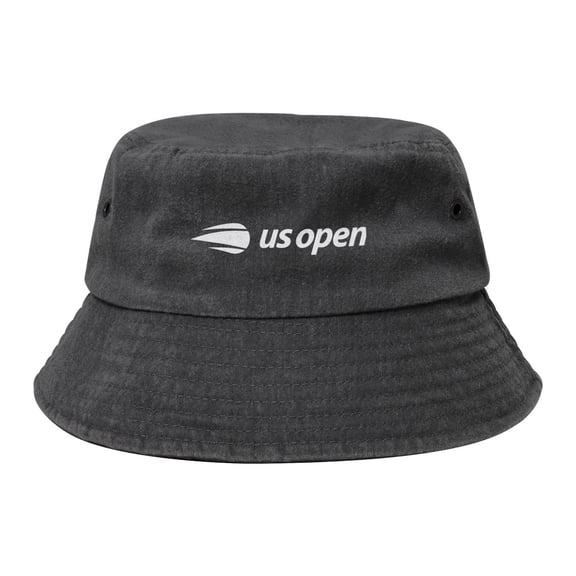 Us Open Symbol Logo Washed Bucket Hat For Men Women Denim Bucket Hat Sun Hat Cowboy Fishing Beach Hat