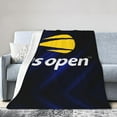 thumbnail image 1 of Us Open Tennis 2024 Fleece Blanket, Very Soft Microfiber Flannel Blanket for Couch Warm and Cozy for All Seasons, 1 of 6